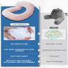 INSEN Reading Pillow, Back Pillow for Sitting in Bed and Couch, Gaming Pillow for Adults, Sit Up Support for Bed, Pink Bubble Velvet view 3
