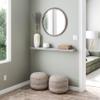 Ballucci Floating Shelves for Wall, 48" Wood Wall Shelf Set of 2, with Invisible Brackets for Bathroom, Living Room, Bedroom, Kitchen, Nursery, 8" Deep, Rustic Gray view 4