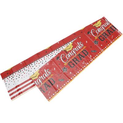 PRETYZOOM Graduation Tablecloth for Party Decoration -Resistant Cover for Graduation Celebrations Fits Tables