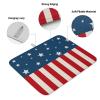 4th of July Dish Drying Mat for Kitchen Counter, Linen Texture Patriot Independence Day Absorbent Reversible Dish Drainer Rack Mats for Coffee Bar Mats 18''x24'' 2 PCS view 2