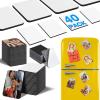 40 Pack Sublimation Magnet Blanks Set,Personalized Sublimation Refrigerator Magnet for Home Kitchen Microwave Oven Decor with 40PCS Soft Blank Rubber Pad(2.4''x3.1''), 40PCS DIY Soft Magnetic view 1
