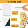 40 Pack Sublimation Magnet Blanks Set,Personalized Sublimation Refrigerator Magnet for Home Kitchen Microwave Oven Decor with 40PCS Soft Blank Rubber Pad(2.4''x3.1''), 40PCS DIY Soft Magnetic view 2
