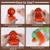 4pcs Replacement Gasket Compatible with Gatorade Water Bottle, Clear Silicone Lid Seal Replacement for Gx Bottle Seal Rubber Seal Ring Replacement Accessory Part for 30oz GX Pods view 4