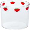 Coffee Cups Ceramic Strawberry Cute Glass Straw Creative Transparent Water Cup Milk Housewarming view 1
