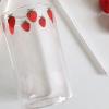 Coffee Cups Ceramic Strawberry Cute Glass Straw Creative Transparent Water Cup Milk Housewarming view 4