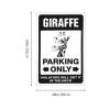 gaeruite Decor For Man Cave Giraffe Parking Only Tapestry Wall Hanging Asthetic Bedroom Assecories (Size : 75X100CM) view 4