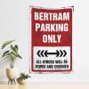 Funny House Decor Bertram Parking Only Tapestry Funny Home Decor Bar Accessories For Man Cave (Size : 75X100CM) view 1