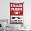 Funny House Decor Bertram Parking Only Tapestry Funny Home Decor Bar Accessories For Man Cave (Size : 75X100CM) view 3