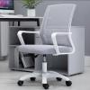 CraftThink Ergonomic Office Chair, Swivel Rolling Home Office Desk Computer Chair Reclining High Back Mesh Chair Gaming Chair with Lumbar Support, Tilt Available, Gray& White 6 Pieces Set view 2