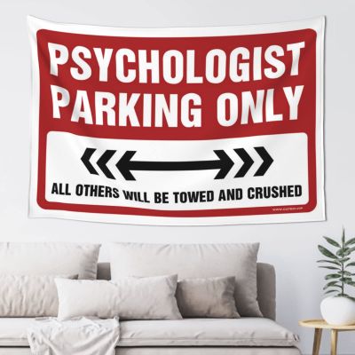 gaeruite Decor For Man Cave Psychologist Parking Only Tapestry Wall Hanging Asthetic Bedroom Assecories (Size : 75X100CM)