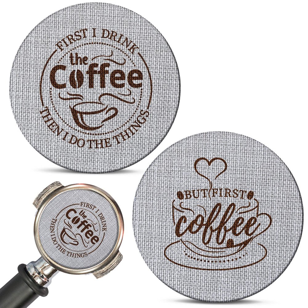 Yaomiao 2 Pieces 53.3mm Espresso Puck Screen, 1.7mm Thickness 150 Micrometre Reusable Barista Espresso Screen Stainless Steel Coffee Filter Mesh Plate for Bottomless Portafilter Filter Basket