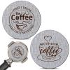 Yaomiao 2 Pieces 53.3mm Espresso Puck Screen, 1.7mm Thickness 150 Micrometre Reusable Barista Espresso Screen Stainless Steel Coffee Filter Mesh Plate for Bottomless Portafilter Filter Basket view 1