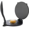 Aluminum Non-Stick (Powder-Coated) Nearly 6.5 inch Dia. Puri Maker Press Machine with Handle, Puri Maker Press Puri Press, Papad Maker view 2