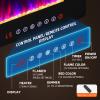Zionheat 36 inches Electric Fireplace-Wall Fireplace for Living Room-Fireplace Heater Insert Wall Mounted with Remote Control,Timer,12 Flame Colors,750/1500W view 3