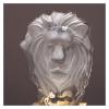 ALDEPO Sculpture Tabletop Crystal Glass Lion Head Sculpture Handmade Art Transparent Animal Bust Statue Decor (Size : Animal Horse) view 3