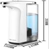 GIENEX Automatic Soap Dispenser - Touchless Soap Dispenser with Adjustable Switches, IPX7 Waterproof 400ml/13.5oz, Hand Free Liquid Dispenser, for Kitchen Bathroom Office School view 2