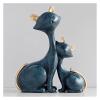 ALDEPO Sculpture Tabletop Lucky Cat Gift Resin Cat Room Cabinet Entrance Desktop Photography Props Toy Statue view 1