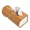 Rectangular Tissue Cover Holder Tissue Box Cover Dispenser Creative Wooden Tissue Box Napkin Organizer for Bathroom Bedroom Office and Car view 1