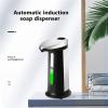 GIENEX Soap Dispenser, Touchless 400ml High Capacity Automatic Soap Dispenser Equipped w/Infrared Motion Sensor Waterproof Base Suitable for Bathroom Kitchen Hotel Restaurant view 3