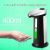 GIENEX Soap Dispenser, Touchless 400ml High Capacity Automatic Soap Dispenser Equipped w/Infrared Motion Sensor Waterproof Base Suitable for Bathroom Kitchen Hotel Restaurant view 4