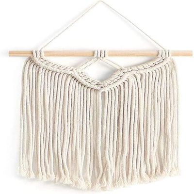 OMG Deals Macrame Tapestry Wall Art Handmade Hanging Decor for Bedroom, Living Room & Gallery (14 x 8 Inch) (Macrame-Wall Hanging-#3, Pack of 2)