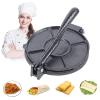 Cast Iron Tortilla Press - with 11 Inch Cast Iron Tortilla Press - Perfect for Flour Tortilla view 2