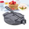 Cast Iron Tortilla Press - with 11 Inch Cast Iron Tortilla Press - Perfect for Flour Tortilla view 3