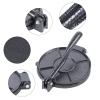Cast Iron Tortilla Press - with 11 Inch Cast Iron Tortilla Press - Perfect for Flour Tortilla view 4