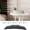 Led Alarm Clock Digital Electronic Alarm Clocks Curved Screen Mirror Temperature Clock with Snooze Function Desk Clock (Color : 669white) view 3