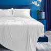 Bedgear Ver-Tex Sheet Set Cooling Bed Sheets, Ultra-Soft Feel, Powerband Secure Fit Fitted Sheet, Flat Sheet, 2 Pillowcases Cooler Fabric, Breathable, Comfortable Bedding, Queen, Bright White view 1