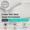 Bedgear Ver-Tex Sheet Set Cooling Bed Sheets, Ultra-Soft Feel, Powerband Secure Fit Fitted Sheet, Flat Sheet, 2 Pillowcases Cooler Fabric, Breathable, Comfortable Bedding, Queen, Bright White view 2