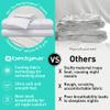 Bedgear Ver-Tex Sheet Set Cooling Bed Sheets, Ultra-Soft Feel, Powerband Secure Fit Fitted Sheet, Flat Sheet, 2 Pillowcases Cooler Fabric, Breathable, Comfortable Bedding, Queen, Bright White view 3