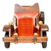 1 Pcs of Hand Made Wood Retro Antique Style Orange Convertible Car Wine Holder Figurine view 3