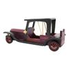 1 Pcs of Hand Made Wood Retro Antique Style Purple Model T Sedan Car Wine Holder Figurine view 4