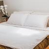 RejuveNite American Talalay Latex Pillows - Medium Support, Queen High Profile, Dual Set - 100% Cotton Sateen Covers  Made in USA view 2