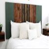 Barn Walls Forest Path Mix Headboard Queen Size, Hanger Style, Handcrafted. Mounts on Wall. Easy Installation view 3