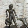 After Marcel Andr Bouraine (French 1886-1948) Bronze, A Nude with Two Greyhou Decorative Artwork by Think Bronze view 4