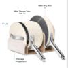 Caraway Mini Cookware Set - Non-Stick Ceramic Fry Pan (1.05 qt, 8") Sauce Pan (1.75 qt) & Storage Rack - Non Toxic, PTFE & PFOA Free - Oven Safe & Stovetop Agnostic (Gas, Electric & Induction) - Cream view 3