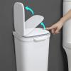 DYPASA Garbage Recycling Bin 10L Trash Can Bathroom Wall-Mounted Trash Can Kitchen Cabinet Door Hanging Waste Bin Save Space Garbage Bin Home Dustbin Kitchen Trash Can view 3