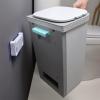 DYPASA Garbage Recycling Bin 10L Trash Can Bathroom Wall-Mounted Trash Can Kitchen Cabinet Door Hanging Waste Bin Save Space Garbage Bin Home Dustbin Kitchen Trash Can view 4