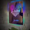 Personalised Name Affirmation Mirror Neon Sign, Custom Acrylic Positive Affirmations Wall for Kids Affirmations Hanging, Men Women Kids Inspirational Inspirational Positive Quotes Sayings Wall Decor (Style 4) view 2