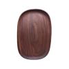 Serving Tray Decorative Tray Luxury Wooden Tray Creative Irregular Shape Bread Dim Sum Service Tray Household Walnut Storage Tray Coffee Table Tray (Size : D) view 1