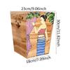 DYPASA Wastepaper Basket 1.6 Gallons Wood Waste Bin Decorative Trash Can Square Wastebasket Recycle Bin for Living Room Bedroom Office Trash Can Garbage Can view 2