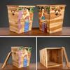 DYPASA Wastepaper Basket 1.6 Gallons Wood Waste Bin Decorative Trash Can Square Wastebasket Recycle Bin for Living Room Bedroom Office Trash Can Garbage Can view 4