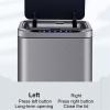 DYPASA Garbage Recycling Bin 13L Large Capacity Smart Trash Can for Kitchen High Foot Stainless Steel Automatic Sensor Dustbin for Bedroom Kitchen Trash Can view 4