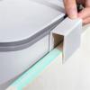 DYPASA Garbage Recycling Bin Hanging Trash Can Kitchen Garbage Bucket with Lid for Household Free Punch Dustbin Cabinet Door Bedroom Kitchen Kitchen Trash Can (Color : Brass) view 3