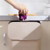 DYPASA Garbage Recycling Bin Hanging Trash Can Kitchen Garbage Bucket with Lid for Household Free Punch Dustbin Cabinet Door Bedroom Kitchen Kitchen Trash Can (Color : Brass) view 4