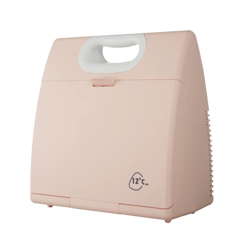 ZCBYBT Portable Beauty Fridge 4.5L Mini Fridge Mute Constant Temperature Makeup Refrigerator for Skincare& Cosmetics, for Women & Girls,Pink