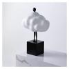 ALDEPO Sculpture Tabletop White Cloud Sculptures, Resin & Metal Abstract Figure Statues Items Small Decor Items ?for Shelf, Making Your Warm and Artistic Statue view 4