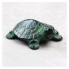 ALDEPO Sculpture Tabletop Green Statues Turtle Figurines Iron Turtle Statues Unique Animal Art Decor for Room Hallway Bedroom Desktop Collection Statue view 4